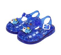 A2Z 4 Kids Toddlers Girls Boys Jelly Sandals Summer Beach Shoes Non-Slip PVC Sandal - Slider 1312 Jelly Blue 10 UK CH