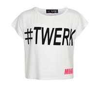 A2Z 4 Kids #Twerk Girls T-Shirts Short Sleeves #Twerk Crop Top Soft Feel Lightweight - Top White 13