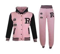 A2Z 4 Kids Unisex Baseball Tracksuit Varsity Hoodie Jogger Outfit Set