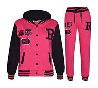A2Z 4 Kids Unisex Girls Boys Baseball Tracksuit R Fashion Fox - T.S Baseball FOX Cerise 11-12