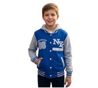 A2Z 4 Kids Unisex Varsity Hoodie Baseball Jacket Casual Outerwear Youth