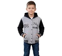 A2Z 4 Kids Unisex Varsity Hoodie Baseball Jacket Casual Outerwear Youth