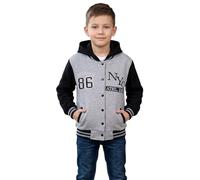 A2Z 4 Kids Unisex Varsity Hoodie Baseball Jacket Casual Outerwear Youth
