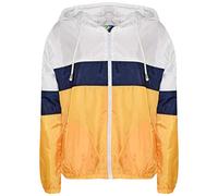A2Z 4 Kids Windbreaker Waterproof Raincoat Jackets Contrast Colour - Windbreaker 587 Mustard 7-8