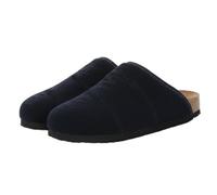 A2Z 4 Kids Women Curly Mule Slippers Warm Winter Memory Foam - SLPR LDS FLorentine Navy 8 UK