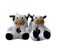 A2Z 4 Kids Womens Kids Cute 3D Cow Slippers Soft Plush Warm Indoor Shoes - Slipper Cow 11/12 UK CH