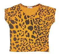 A2Z 4Kids Girls Crop Tops Leopard Stylish Trendy T-Shirt Tank Top & Tees New - Leopard 260 Crop Top Neon Orange 5-6