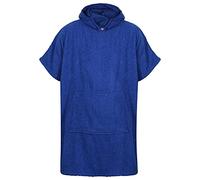 A2Z Adults Towel Poncho Bathrobe Soft Beach Bath Swim Robe Ladies Mens - Towel Bathrobe 128 Royal S-M
