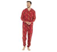 A2Z Adults Xmas Onesie Mens Womens - Onesie Mens AZ246 Reindeer Red S