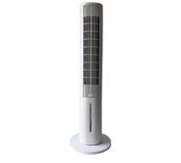 A2Z Air Cooler Tower Fan 3L Water Tank Portable Evaporative Cooler 3 Speed Settings Oscillation Low Noise 75W UK Plug Honeycomb Ice Packs Home Office White