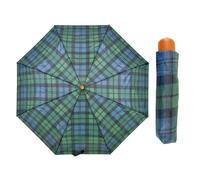 A2Z Assorted Tartan Lightweight Supermini 3 Section 8 Pannels - Umbrella AZ20027A Tartan Blue