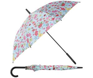 A2Z Automatic Stick Umbrella for Men & Women Large Windproof Rain Umbrella with Auto Open Button Durable Fibreglass Ribs 8 Panels Water Repellent 190T Pongee (Sky Blue, One Size)