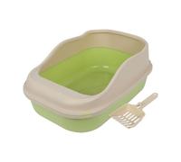 A2Z Cat Litter Box with High Sides - Cat Litter Tray 1901 Green