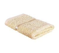 A2Z Cotton Face Towel Soft Absorbent Bathroom Spa Gym Cream 30 x 30 cm | Dense Loop Weave Provides Gentle Drying With Neat Banded Detailing Suitable For Daily Washing Guest Rooms Gym Travel Families