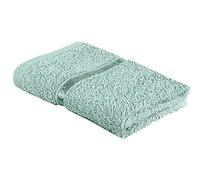 A2Z Cotton Face Towel Soft Absorbent Bathroom Spa Gym Duck Egg 30 x 30 cm | Dense Loop Weave Provides Gentle Drying With Neat Banded Detailing Suitable For Daily Washing Guest Rooms Gym Travel Families