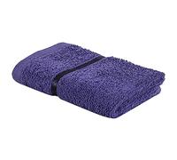 A2Z Cotton Face Towel Soft Absorbent Bathroom Spa Gym Navy 30 x 30 cm | Dense Loop Weave Provides Gentle Drying With Neat Banded Detailing Suitable For Daily Washing Guest Rooms Gym Travel Families