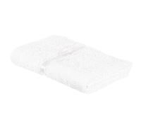 A2Z Cotton Face Towel Soft Absorbent Bathroom Spa Gym White 30 x 30 cm | Dense Loop Weave Provides Gentle Drying With Neat Banded Detailing Suitable For Daily Washing Guest Rooms Gym Travel Families