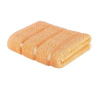 A2Z Cotton Hand Towel Soft Absorbent Bathroom Classic Peach 51 x 81 cm | Dense Loop Weave Provides Gentle Drying With Neat Banded Detailing Suitable For Daily Washing Guest Rooms Gym Travel Families