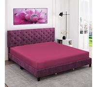 A2Z Easy Iron Percale Fitted Sheet Cotton Single Double King Super King Bed Sheet