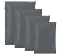 A2Z Eco Friendly 60 Mixed Grey Poly Mailing Self Seal Postage Bags in 4 Sizes (6x9, 9x12, 10x14, 12x16 Inches) 15 Each Waterproof Poly Mailers for Shipping Packaging Bags