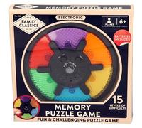 A2Z Electronic Memory Puzzle Game for Kids and Family 15 Difficulty Levels Light and Sound Brain Game Single Player Educational Memory Challenge Toy Ages 6 Plus Batteries Included