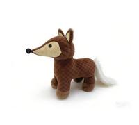 A2Z Fox Door Stopper 1.48kg Heavy Weighted Fabric Door Stop Animal Design 31x14x27cm Decorative Draught Excluder Soft Plush Floor Safe Door Holder for Home Nursery Bedroom