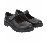 A2Z Girls Black PU Chunky Bar School Shoes Buckle Strap Footwear | Polyurethane Upper Soft Finish Creates Neat Appearance Suitable Classroom Lessons Assemblies Ceremonies Everyday Termtime Fit