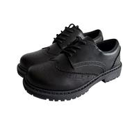 A2Z Girls Teens Ladies Brogue School University Office Shoes - SCH Shoes Brogue Black 2 UK