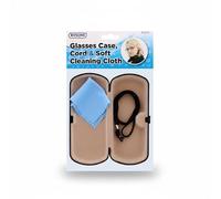 A2Z Glasses Case Cord and Cloth Set Hard Eyewear Storage Protector