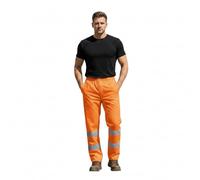 A2Z Hi Vis Over Trousers Waterproof - Hi Vis Trouser 725 Orange S