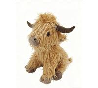 A2Z Highland Cow Door Stopper 1.5kg Weighted Decorative Door Holder Cute Faux Fur Animal Doorstop for Home Living Room & Bedroom Heavy Bottom Stable Standing Cow Ornament 29-23-26cm