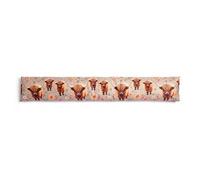 A2Z Highland Draught Excluder Door Stopper Weighted Eco-Friendly Soft Fabric Cushion Decorative Window & Door Seal Cold Air Wind Blocker for Bottom Doors Energy Saving Draft Excluder
