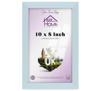 A2Z Home Solutions 10x8 inch Light Grey Flat Luxurious Flat Picture Frame | Engineered Wood Frame | Crystal Clear Perspex |Rectangle Frame - Home Décor Perfect for Gifting-(Light Grey)
