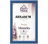 A2Z Home Solutions 33x45cm Photo Frame Featuring a Durable MDF Build and Non Reflective Perspex Glazing, a Great Choice for Nursery, Bedroom and Playroom Wall Decor Displays at Home, in Blue