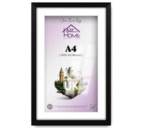 A2Z Home Solutions A4 21.00 X 29.70 Cm Poster Frame With A5 14.80 X 21.00 Cm White Mount For Elegant Display Of Paintings Photos In Modern Living Room And Pro Art Space 11 X 8 Inch Mat Black