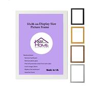 A2Z Home Solutions® Classic Design Gallery Wall Mounting Poster Photo 51x36cm Frame Display Picture Photos Paintings MDF Fitted Quality Backing Clear Styrene Plexiglass Front (White)