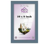 A2Z Home Solutions Dark Grey Flat Style Signature Collection MDF Poster Frame Fit Image Print Size | MDF Wood Finish Clear HD Styrene |Perfect for Wall Hanging in Homes or Offices-(Dark Grey)