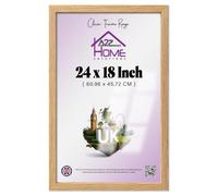 A2Z Home Solutions - Engineered Wood Finish Poster Frame 24 X 18 Inch | Wall Picture Frame For Room Interior Oak (60.96 X 45.72 CM) Stylish Display For Home And Office Gallery Ready Mount