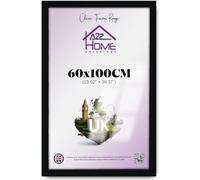 A2Z Home Solutions Extra Large Modern 60x100 cm Poster Frame - Sleek Rectangle Black Finish, Solid MDF Shatter-Resistant perxpex, Horizontal/Vertical Display for Posters, Prints & Artwork-(Black)