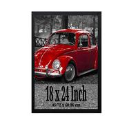 A2Z Home Solutions® Extra Large Poster Frame 18 x 24 Inch Black Frame Display 45 x 60 cm Huge Maps Flags Landscapes family Photos Prints Pictures With Clear HD Perspex Strong 30x15 MM Moulding