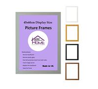 A2Z Home Solutions® Large Wall Picture Frames 45 x 60cm Frame Landscape & Portrait Panoramic Frame For Wall Posters Photos Canvas Paintings Art Gallery (Silver)