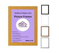 A2Z Home Solutions® Large Wall Picture Frames 45 x 60cm Frame Landscape & Portrait Panoramic Frame For Wall Posters Photos Canvas Paintings Art Gallery (Oak)