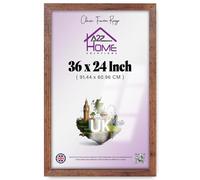 A2Z Home Solutions® Maxi Poster Frame Rustic 24 x 36 Inch Frame Display 60.96 x 91.44 cm Huge Wall Floating Landscapes family Photos Prints Pictures Clear HD Perspex Strong 30x15 MM Moulding