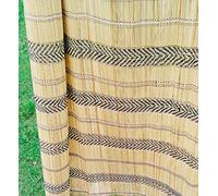 A2Z Home Solutions® Natural Peeled Reed Thread Work 1.2m x 4m Screening Roll Garden Screen Fence Fencing Panel Privacy Border Wind Sun Cover (Black-400226)