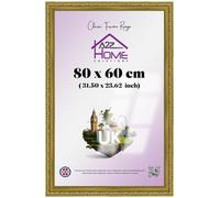 A2Z Home Solutions Ornate Gold Picture Frame 80x60cm | Vintage Shabby Chic Wall Frame | Antique Style Decorative Frame for Certificates, Portraits & Landscapes