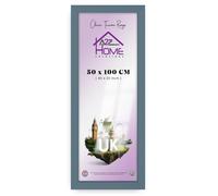 A2Z Home Solutions® Photo Poster Display Wall Hanging Dark Grey Frame 40 x 20 cm For Print Picture With Clear Perspex 30x15mm Moulding Mounting Hooks MDF backboard