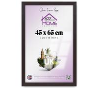 A2Z Home Solutions® Photo Poster Display Wall Hanging Mahogany Frame 45 x 65 cm For Print Picture With Clear Perspex 30x15mm Moulding Mounting Hooks MDF backboard