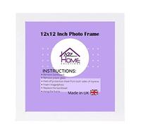 A2Z Home Solutions® Square Picture Frames 12x12 Photo Frame For Wall Hanging Photos Canvas Pictures Home Office Décor - White