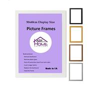 A2Z Home Solutions® Stunning Picture Frames Large Poster Frames Landscape & Portrait Panoramic Frame For Wall Hanging Family Friends Photos Paintings Art Gallery (50x70 cm, White)