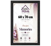 A2Z Home Solutions Stylish Ready-to-Hang MDF Poster Frame 60 x 70 CM | Clear HD Perspex | Solid Hanging Clip | Shrink Wrapped | Enhance Any Interior Space: Home, Office, Studio & Beyond [Black]